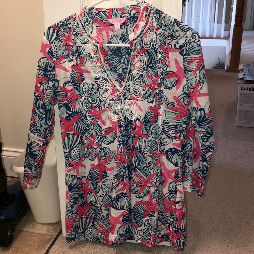 Lilly Pulitzer tunic starfish top